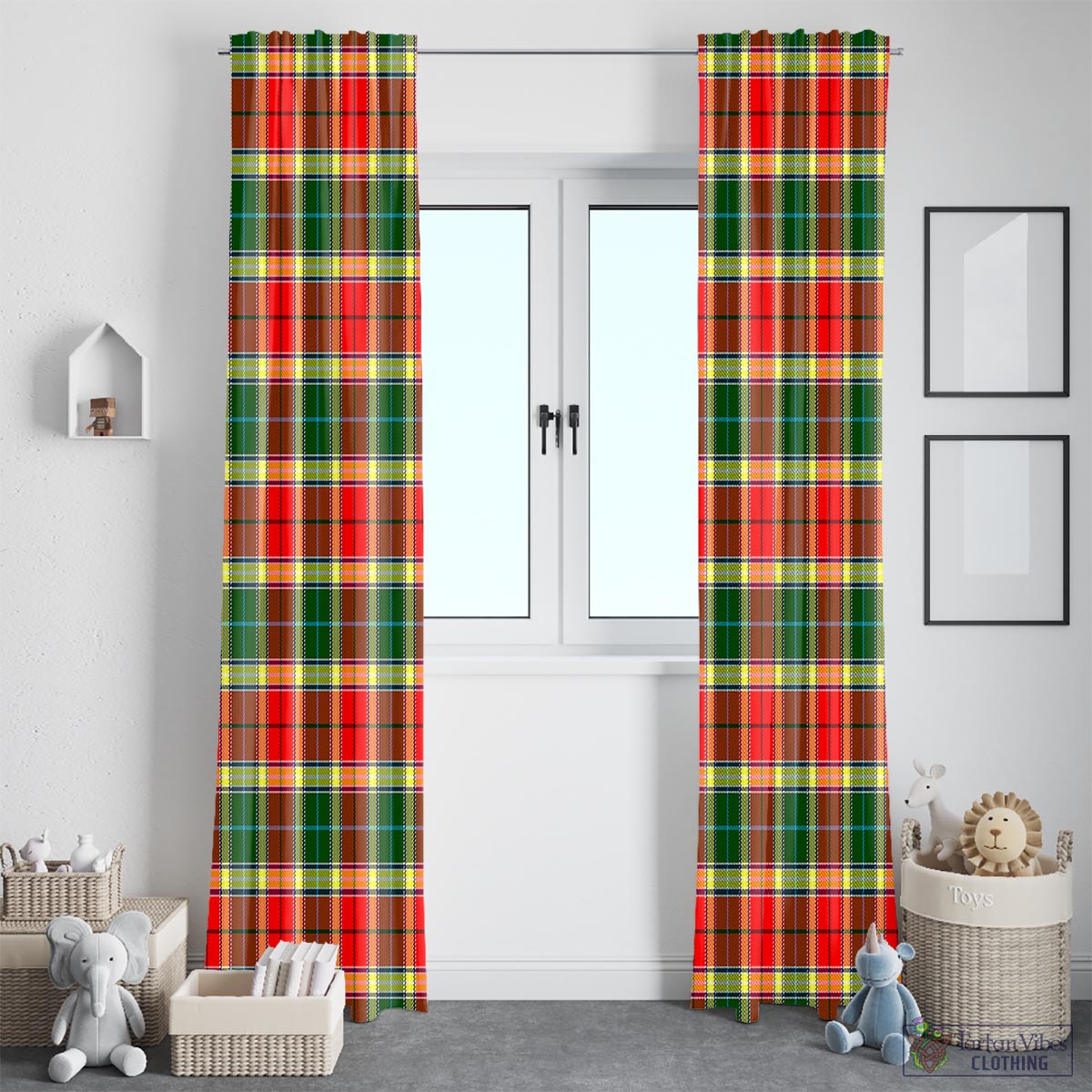 Gibsone (Gibson-Gibbs) Tartan Window Curtain