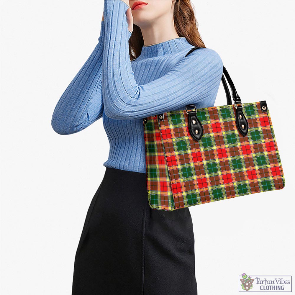 Tartan Vibes Clothing Gibsone (Gibson-Gibbs) Tartan Luxury Leather Handbags