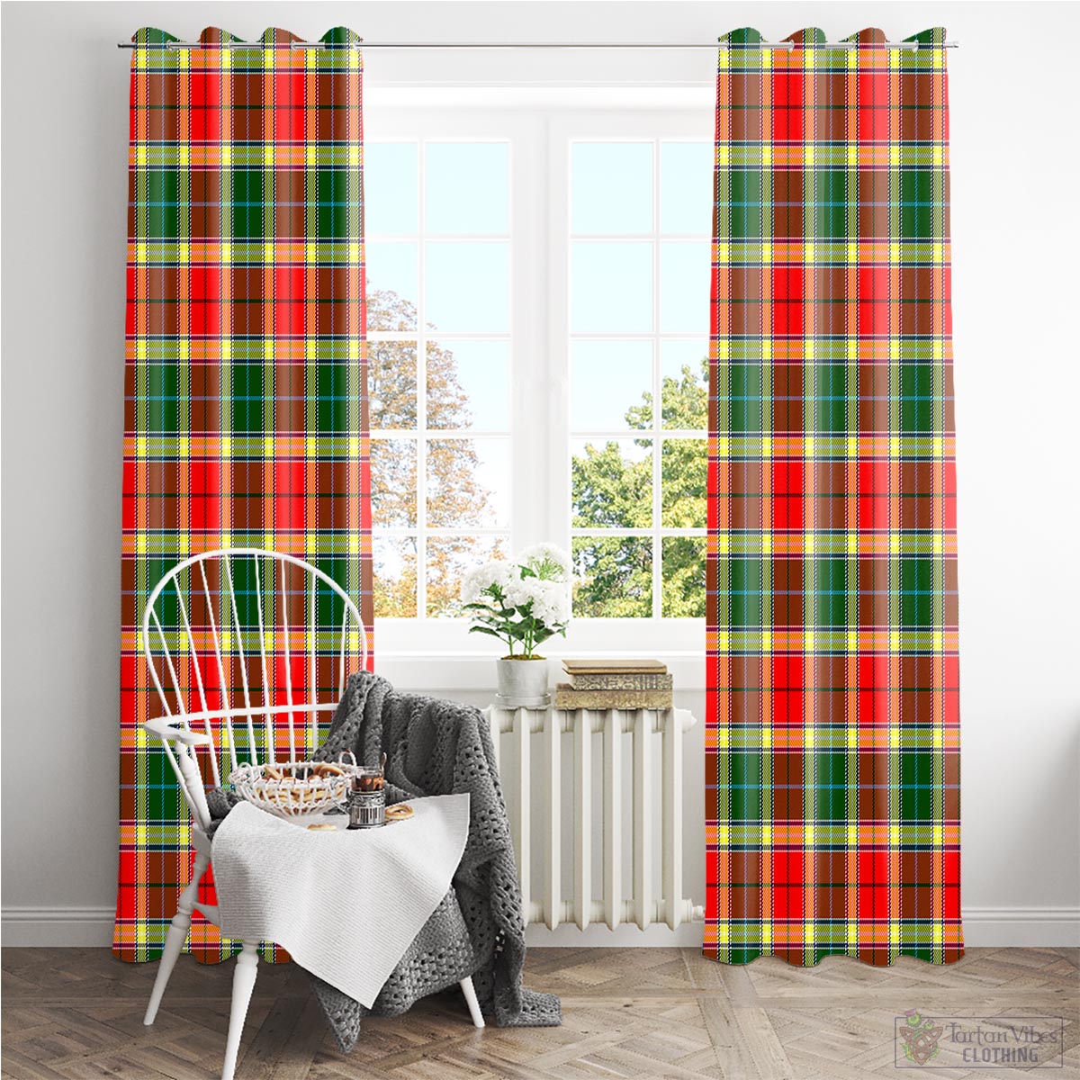 Gibsone (Gibson-Gibbs) Tartan Window Curtain