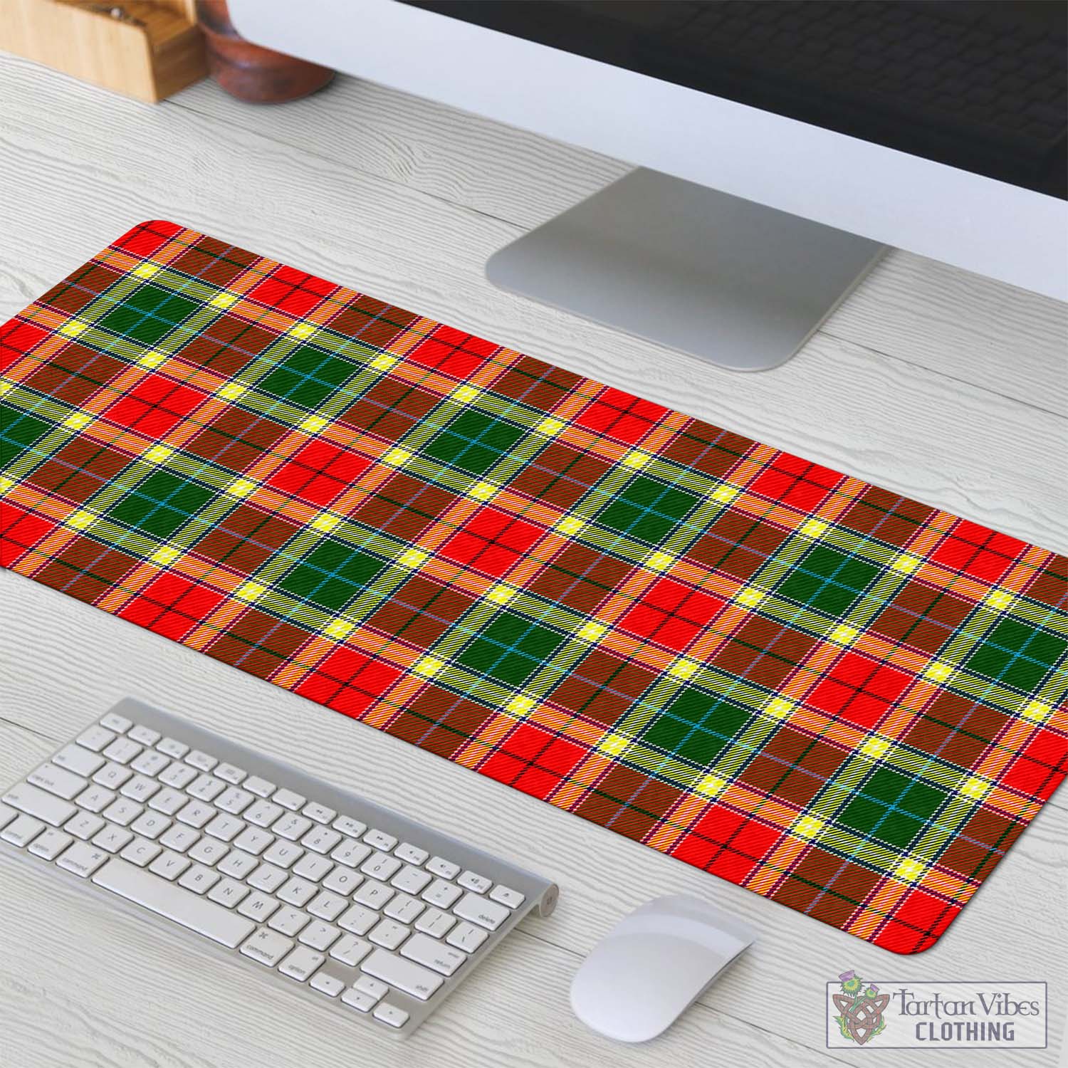 Tartan Vibes Clothing Gibsone (Gibson-Gibbs) Tartan Mouse Pad