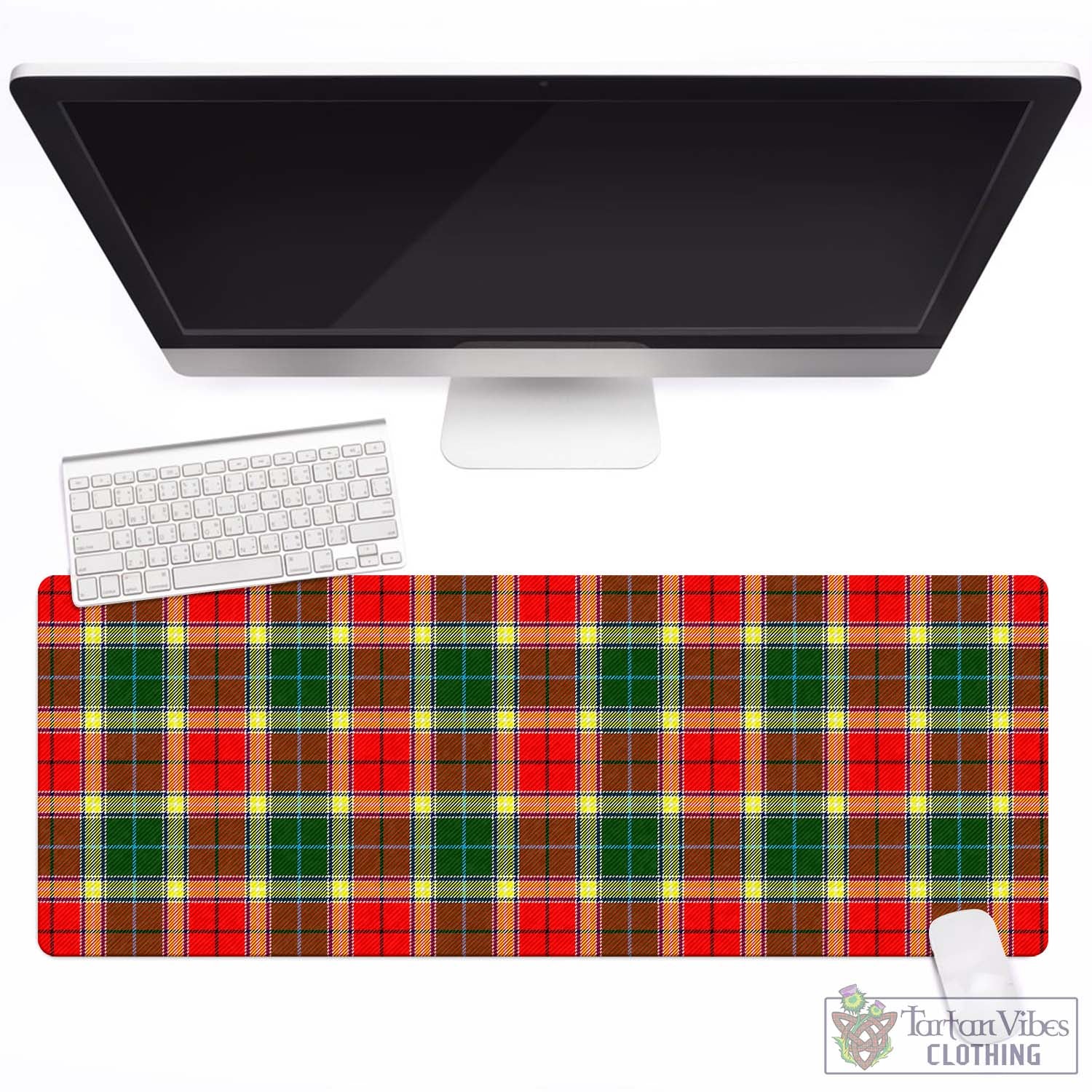 Tartan Vibes Clothing Gibsone (Gibson-Gibbs) Tartan Mouse Pad