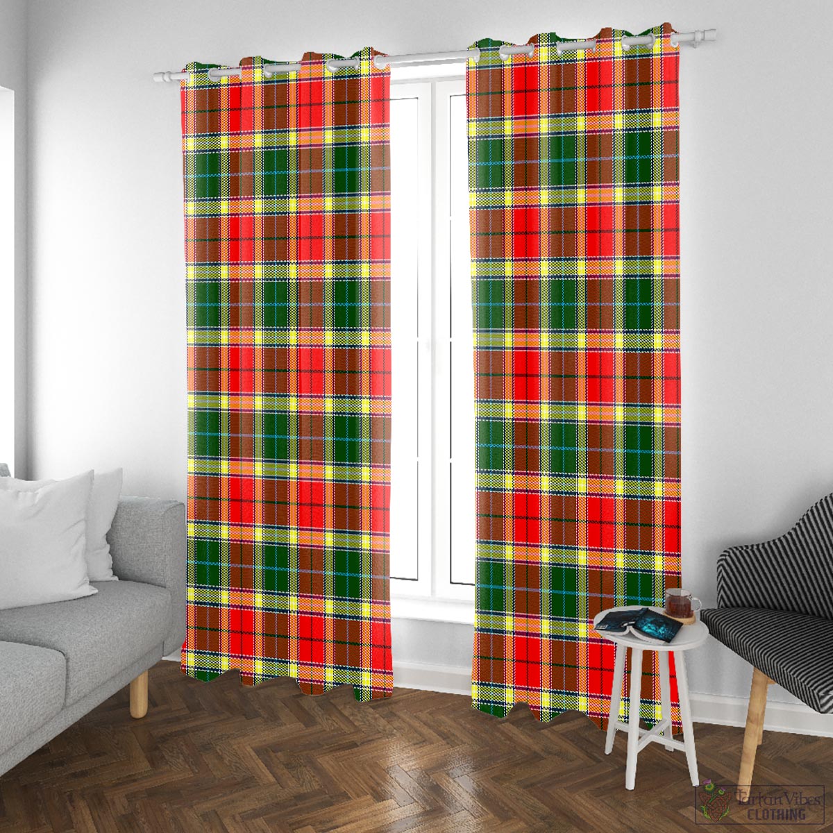 Gibsone (Gibson-Gibbs) Tartan Window Curtain