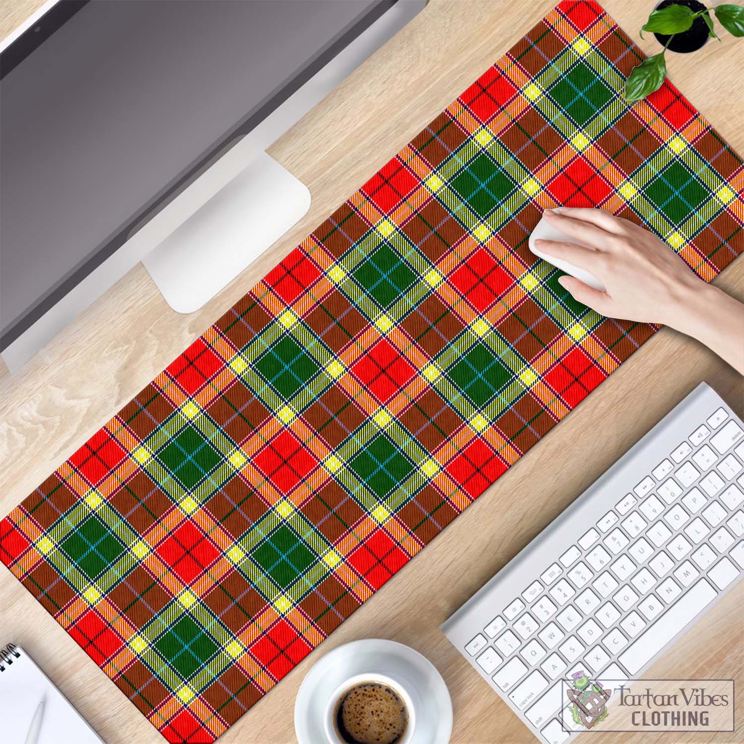 Tartan Vibes Clothing Gibsone (Gibson-Gibbs) Tartan Mouse Pad