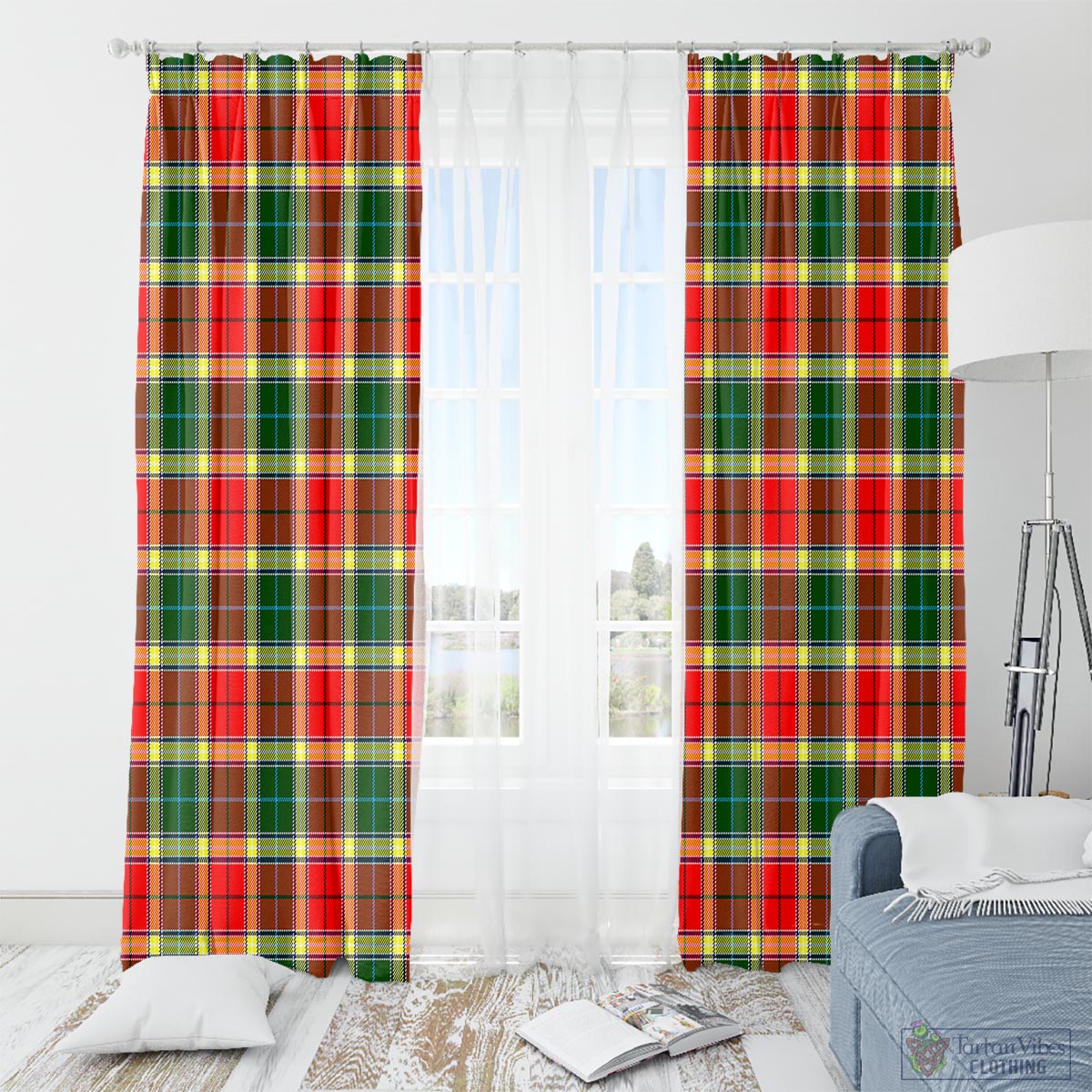 Gibsone (Gibson-Gibbs) Tartan Window Curtain