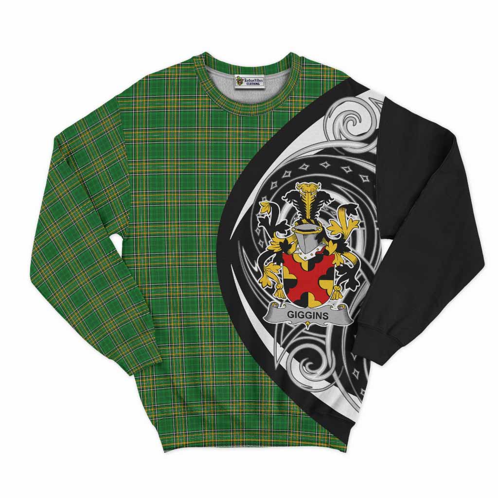 Giggins Irish Clan Sweatshirt Celtic Circle Style Unisex - Tartan Vibes Clothing