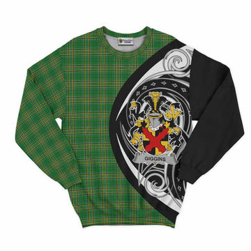 Giggins Irish Clan Sweatshirt Celtic Circle Style Unisex - Tartan Vibes Clothing