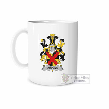 Giggins Irish Clan Coat of Arms Ceramic Mug