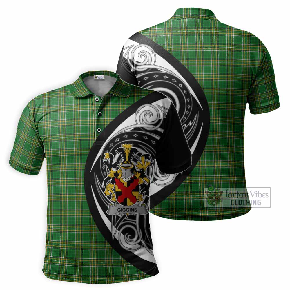 Giggins Irish Clan Polo Shirt Celtic Circle Style - Tartan Vibes Clothing