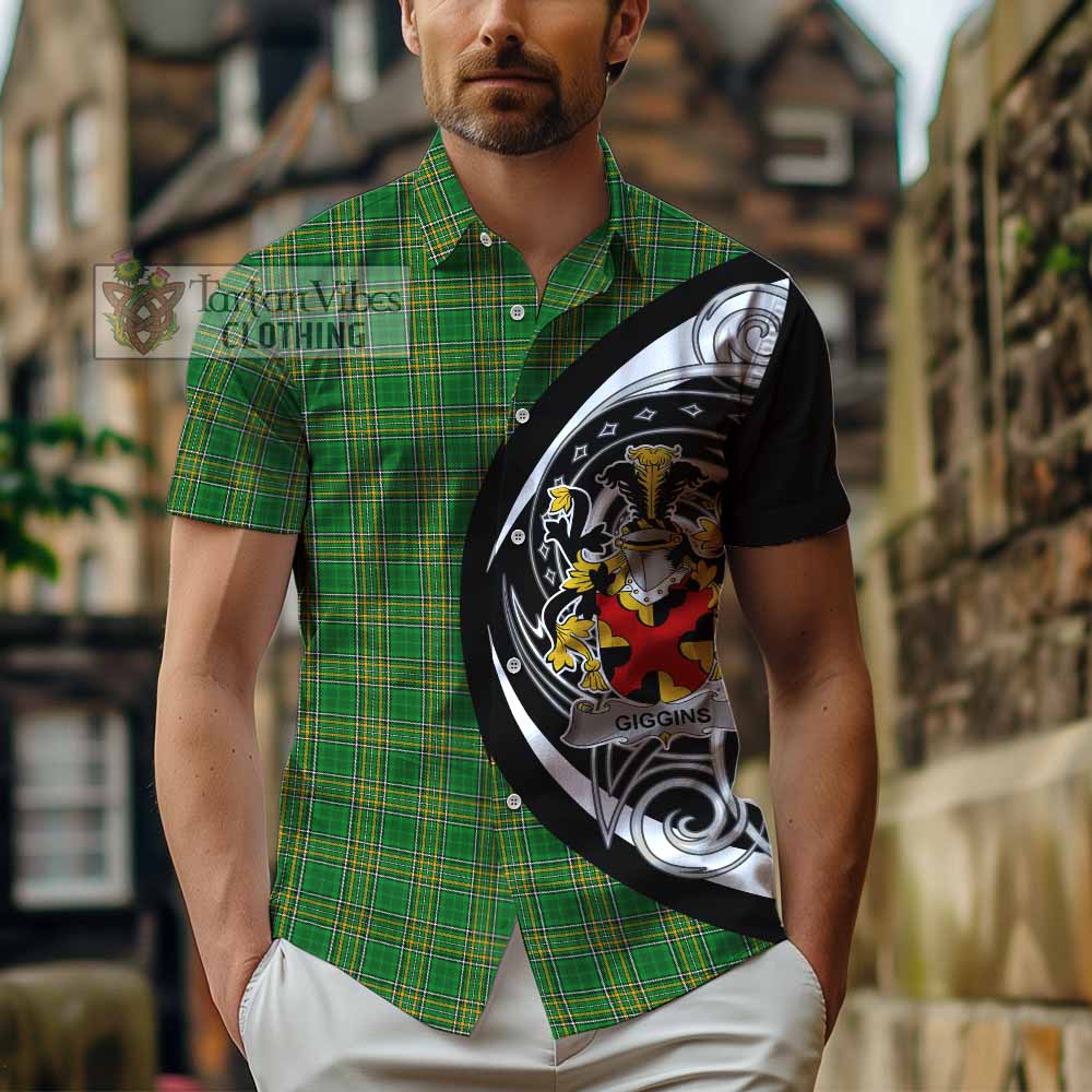 Giggins Irish Clan Hawaiian Shirt Celtic Circle Style - Tartan Vibes Clothing