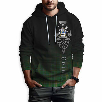 Gilchrist Irish Clan Hoodie with Coat of Arms Erin Go Bragh Celtic Inspired Pullover Hoodie - Tartan Vibes Clothing