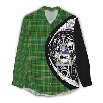 Gilchrist Irish Clan Women's Casual Shirt Celtic Circle Style Female - Tartan Vibes Clothing
