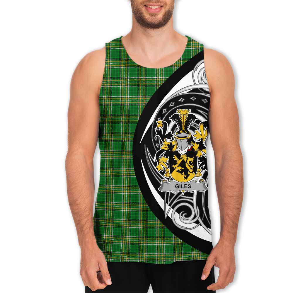 Giles Irish Clan Men's Tank Top Celtic Circle Style Men - Tartan Vibes Clothing