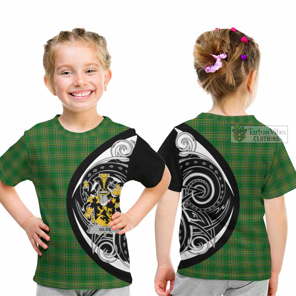 Giles Irish Clan Kid T-Shirt Celtic Circle Style - Tartan Vibes Clothing