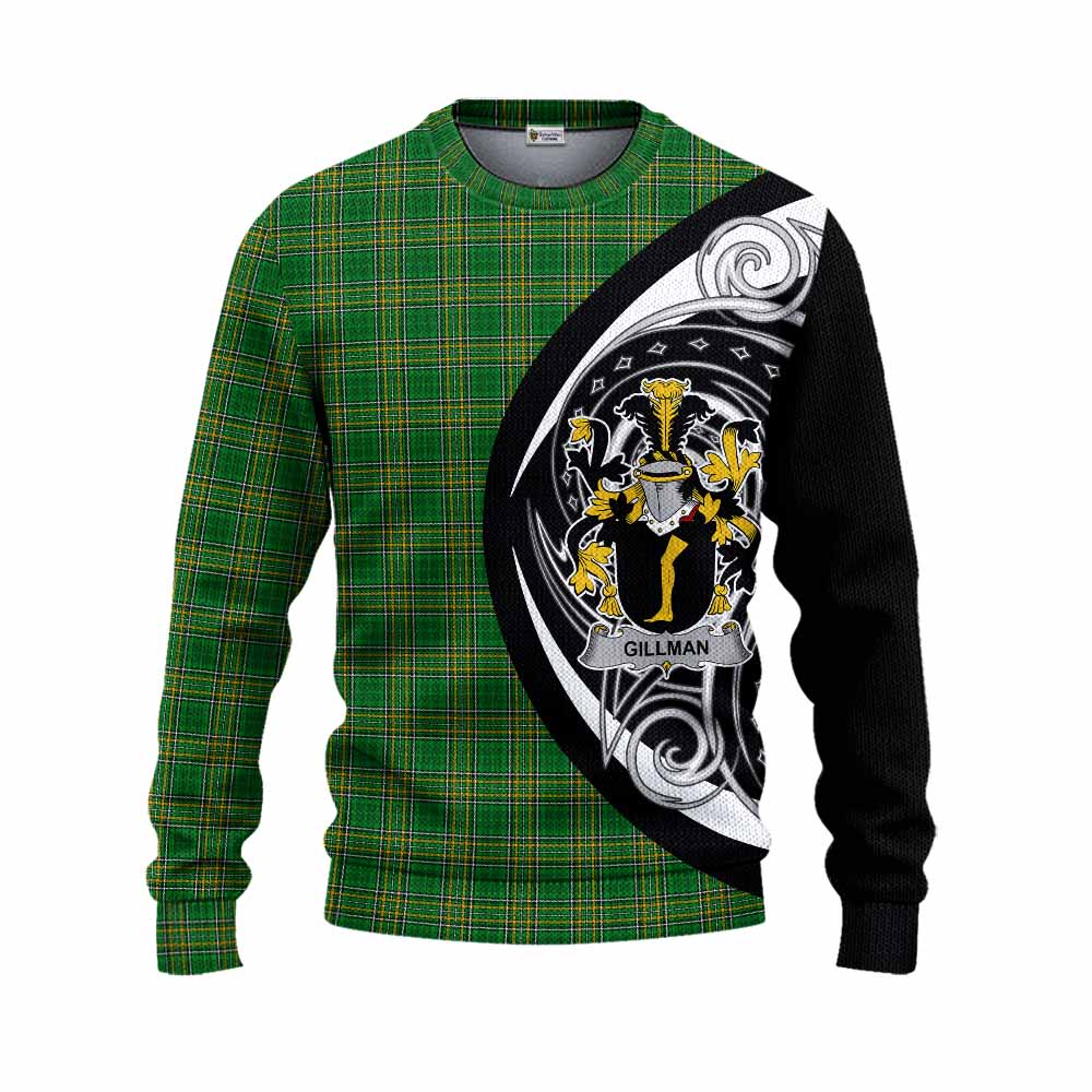 Gillman Irish Clan Knitted Sweater Celtic Circle Style Unisex - Tartan Vibes Clothing