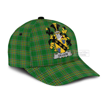 Gillson Irish Clan Tartan Classic Cap with Coat of Arms