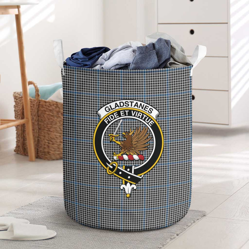 Gladstanes Tartan Laundry Basket with Family Crest One Size - Tartanvibesclothing Shop