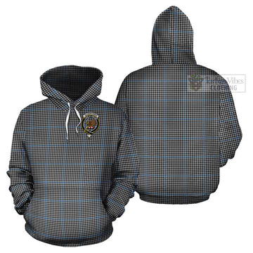 Gladstanes Tartan Cotton Hoodie with Family Crest