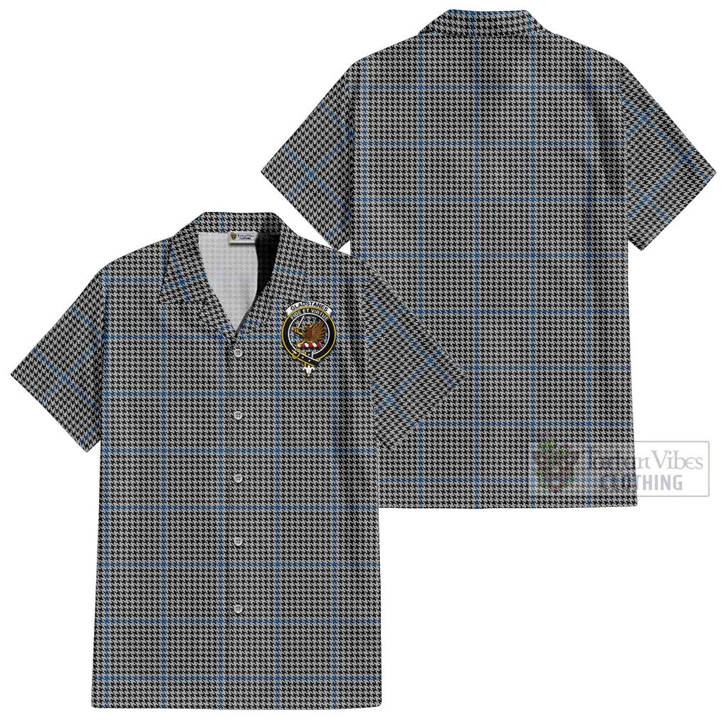 Gladstanes Tartan Cotton Hawaiian Shirt with Family Crest Kid - Tartan Vibes Clothing