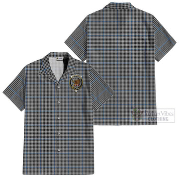 Gladstanes Tartan Cotton Hawaiian Shirt with Family Crest