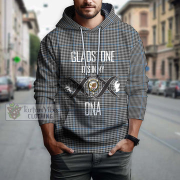 Gladstone Tartan Hoodie with Family Crest DNA In Me Style