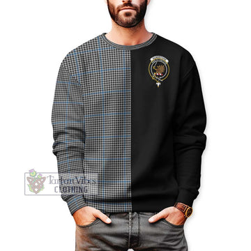 Gladstone Tartan Sweatshirt with Family Crest and Half Of Me Style