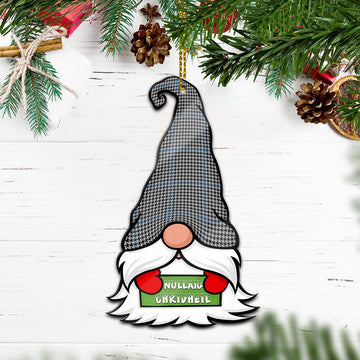 Gladstone Gnome Christmas Ornament with His Tartan Christmas Hat