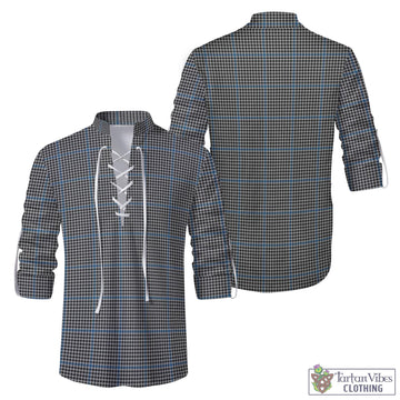 Gladstone Tartan Men's Scottish Traditional Jacobite Ghillie Kilt Shirt