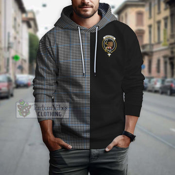 Gladstone Tartan Hoodie with Family Crest and Half Of Me Style