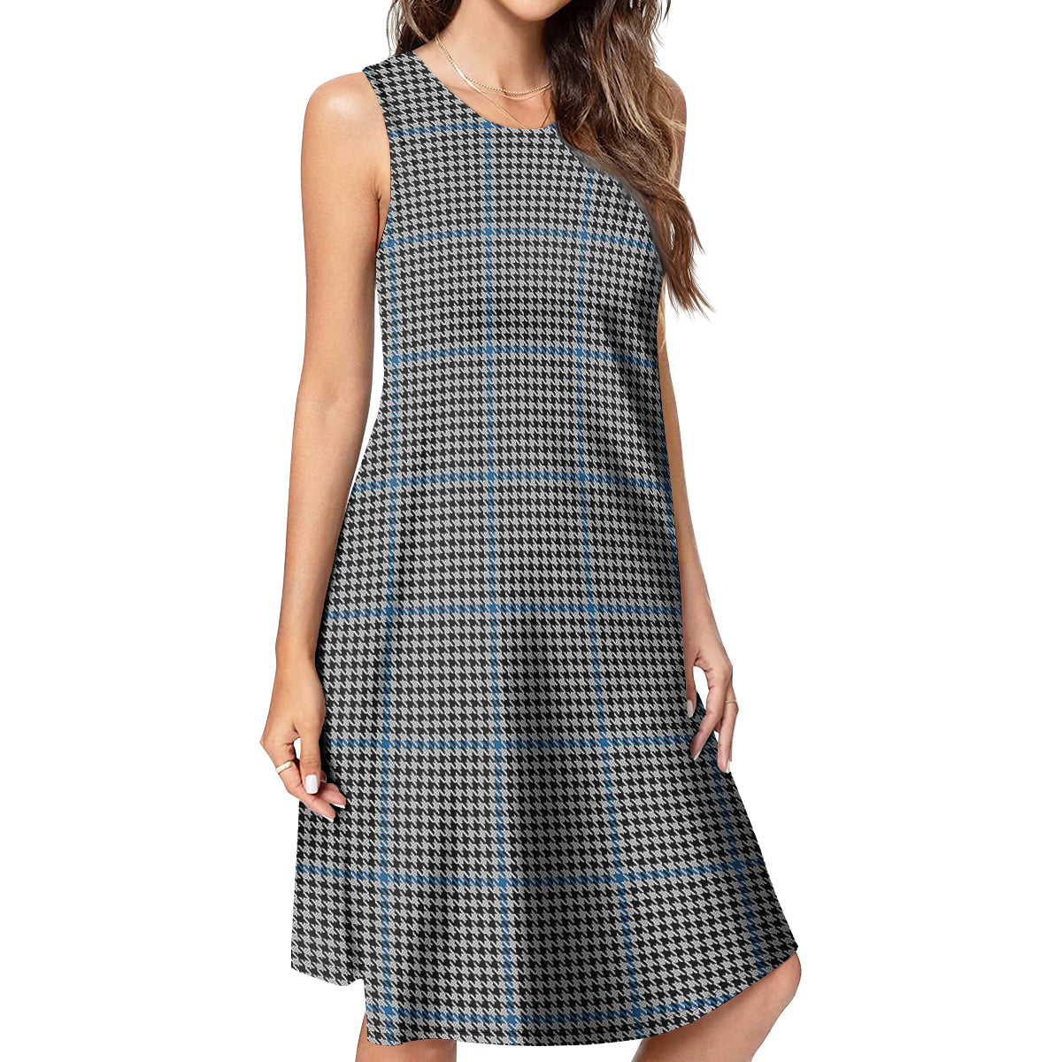 Gladstone Tartan Womens Casual Dresses - Tartanvibesclothing