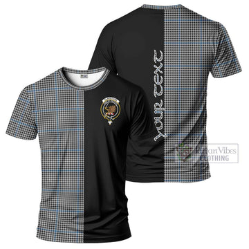 Gladstone Tartan T-Shirt with Family Crest and Half Of Me Style