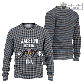 Gladstone Tartan Ugly Sweater with Family Crest DNA In Me Style