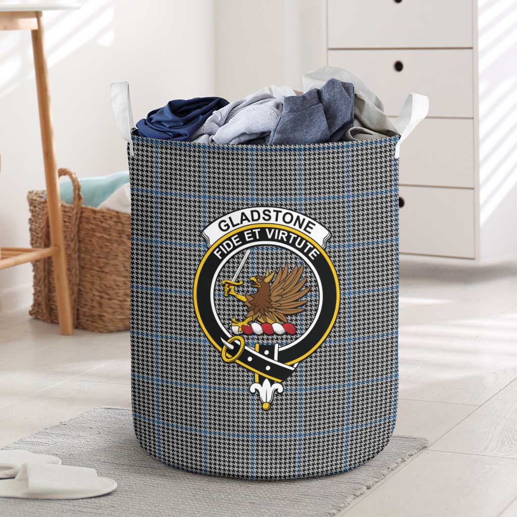 Tartan Vibes Clothing Gladstone Tartan Laundry Basket with Family Crest