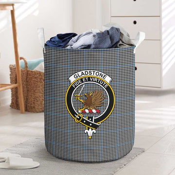 Gladstone Tartan Laundry Basket with Family Crest