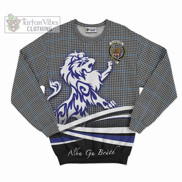 Gladstone Tartan Sweatshirt with Alba Gu Brath Regal Lion Emblem