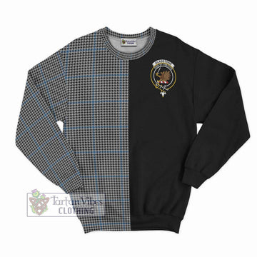 Gladstone Tartan Sweatshirt with Family Crest and Half Of Me Style