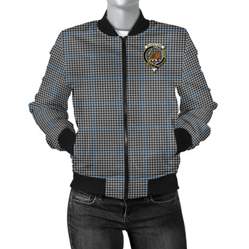 Gladstone Tartan Bomber Jacket with Family Crest