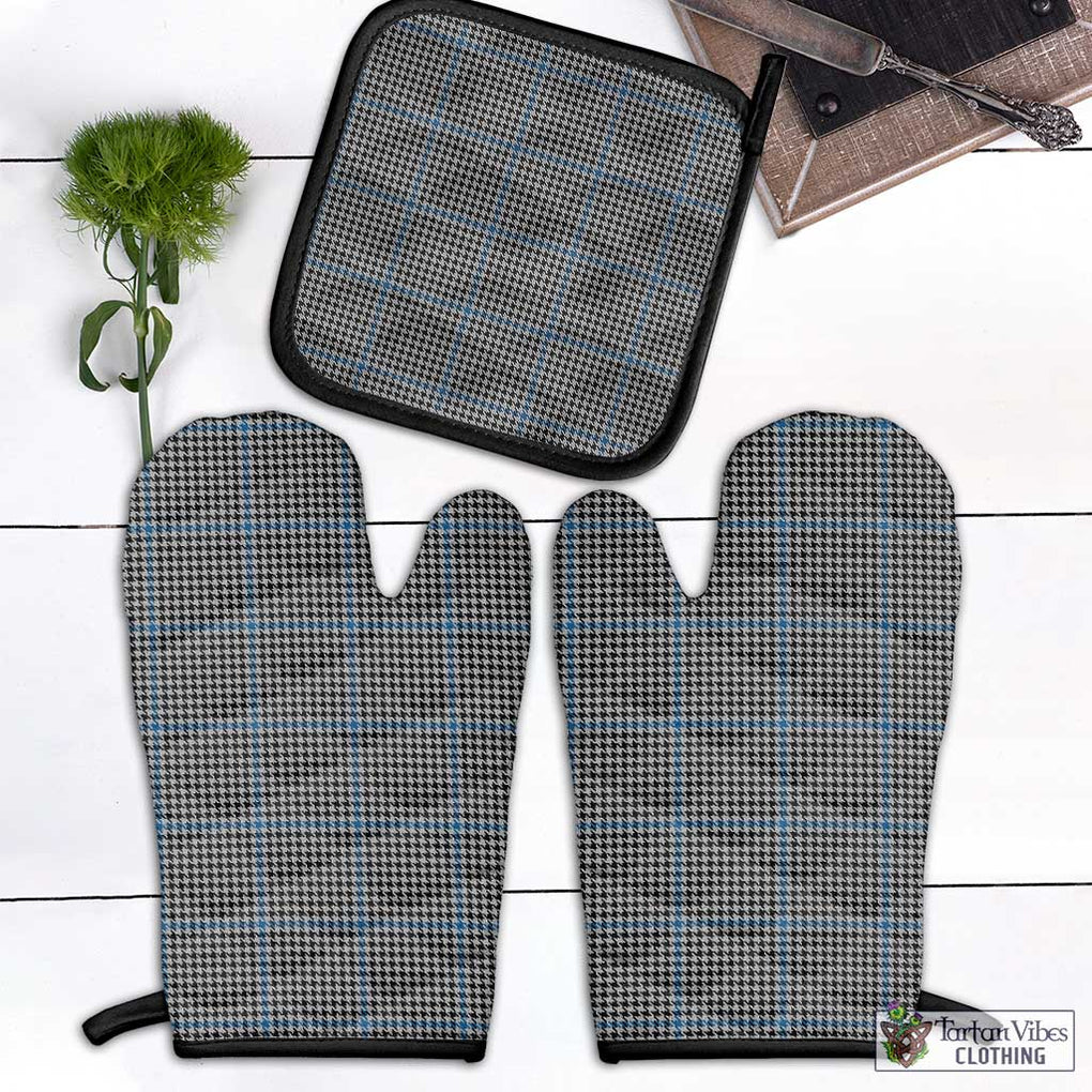 Gladstone Tartan Combo Oven Mitt & Pot-Holder Combo 1 Oven Mitt & 1 Pot-Holder Black - Tartan Vibes Clothing