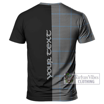 Gladstone Tartan T-Shirt with Family Crest and Half Of Me Style