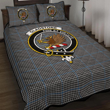 Gladstone Tartan Quilt Bed Set with Family Crest