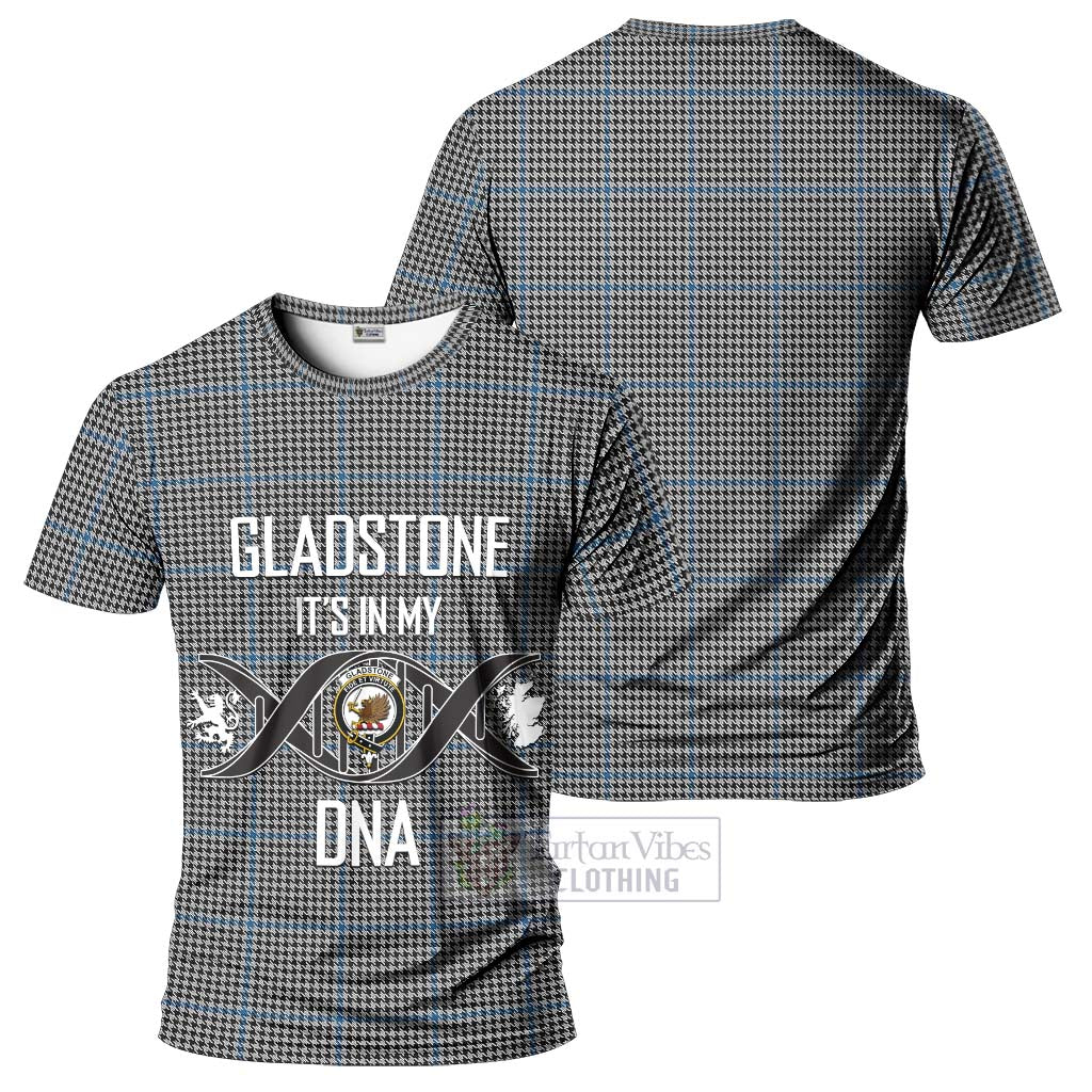 Tartan Vibes Clothing Gladstone Tartan T-Shirt with Family Crest DNA In Me Style