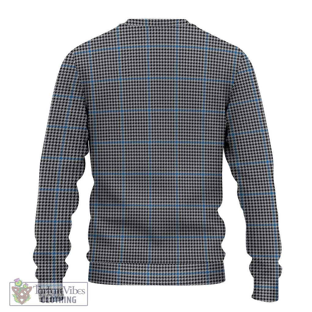 Gladstone Tartan Knitted Sweater with Family Crest DNA In Me Style - Tartanvibesclothing Shop