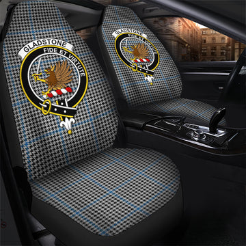 Gladstone Tartan Car Seat Cover with Family Crest