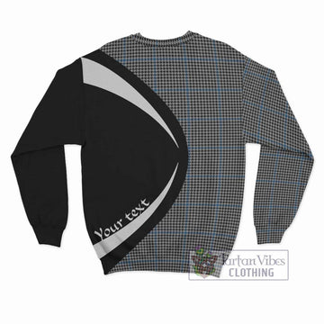 Gladstone Tartan Sweatshirt with Family Crest Circle Style