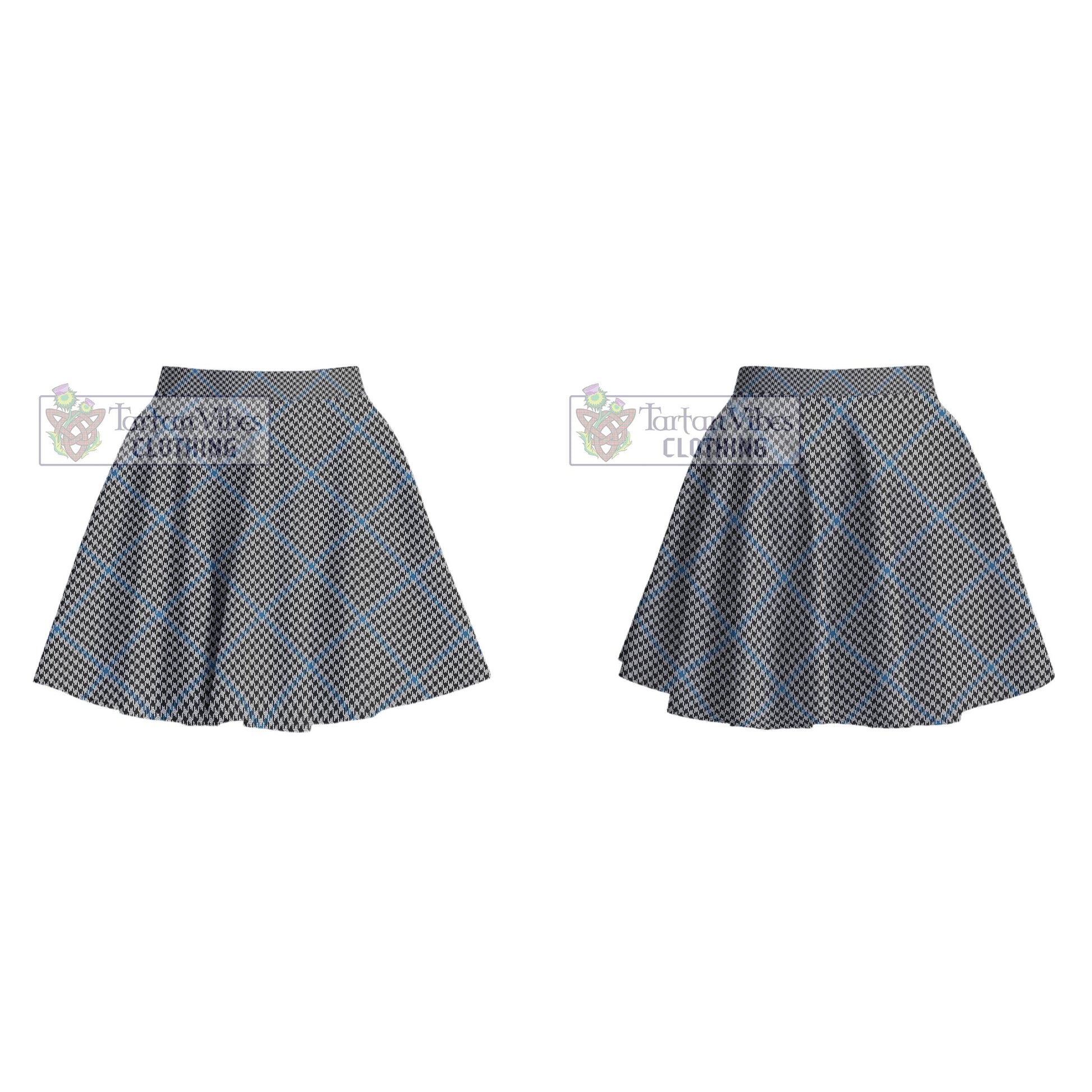 Tartan Vibes Clothing Gladstone Tartan Women's Plated Mini Skirt