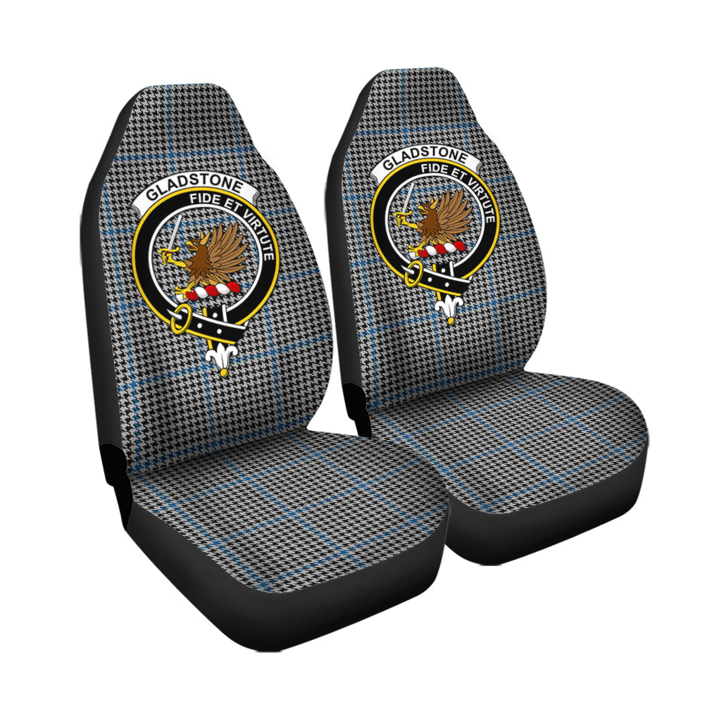 Gladstone Tartan Car Seat Cover with Family Crest - Tartanvibesclothing