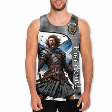 Gladstone (Gladstanes) Crest Tartan Men's Tank Top Inspired by the Freedom of Scottish Warrior