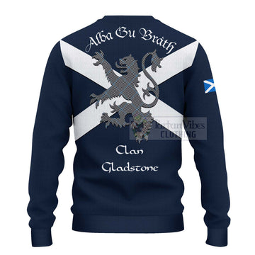 Gladstone (Gladstanes) Tartan Lion Rampant Ugly Sweater Proudly Display Your Heritage with Alba Gu Brath and Clan Name