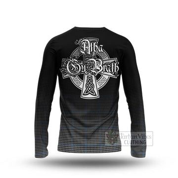 Gladstone (Gladstanes) Tartan Long Sleeve T-Shirt Featuring Alba Gu Brath Family Crest Celtic Inspired