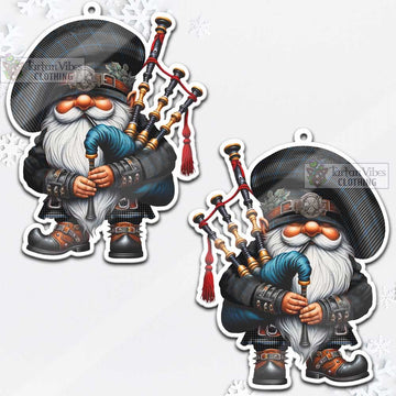 Gladstone (Gladstanes) Tartan Bagpiper Gnome Christmas Ornament