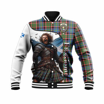 Glass Crest Tartan Baseball Jacket Inspired by the Freedom of Scottish Warrior